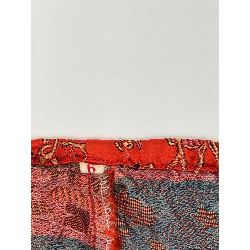 Unbranded Orange Gold Trim‎ Chinese Pants - Handmade  Kids Toddler Youth